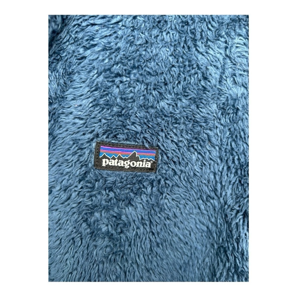 Patagonia Los Gatos Fleece 1/4 Zip Pullover Sweater Jacket Blue Girls Size L 12. - Picture 4 of 8